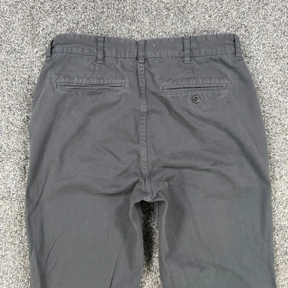 Taylor Stitch Foundation Pant Men 30 Slim Fit Charcoal Grey Organic Cotton Chino